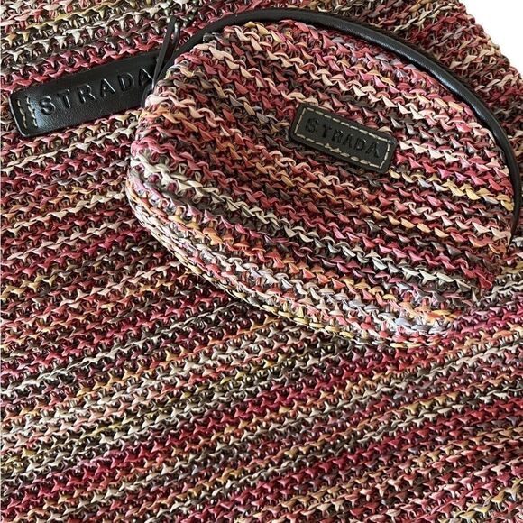 STRADA woven shoulder bag with small change purse - Picture 6 of 6